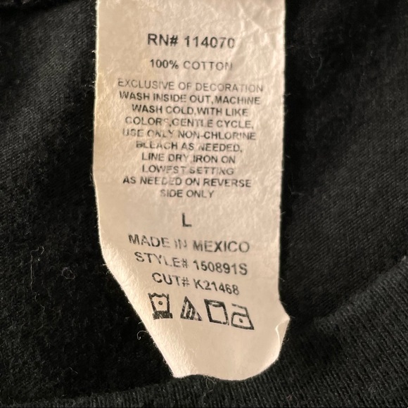 Ransom I’m Not Irish But Kiss Me Anyway Black Large - Picture 7 of 8